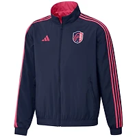 adidas /Red St Louis City SC 2023 On-Field Anthem Full-Zip Reversible Team Jacket