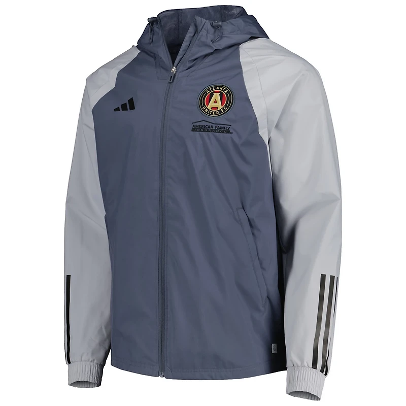 adidas Atlanta United FC All-Weather Raglan Hoodie Full-Zip Jacket