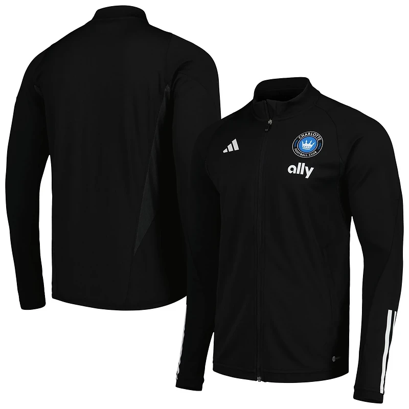 adidas Charlotte FC 2023 On-Field AEROREADY Full-Zip Training Top