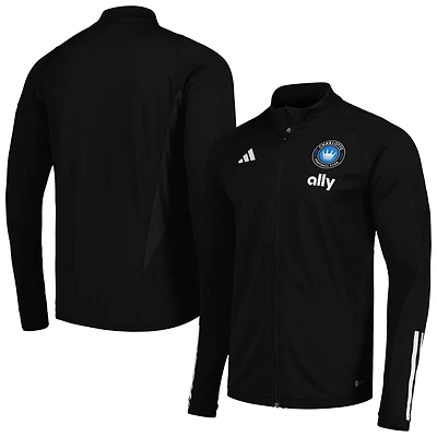 adidas Charlotte FC 2023 On-Field AEROREADY Full-Zip Training Top