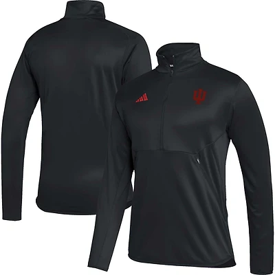adidas Indiana Hoosiers 2023 Sideline AEROREADY Half-Zip Top