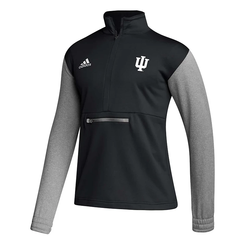 adidas Indiana Hoosiers Sideline AEROREADY Half-Zip Top