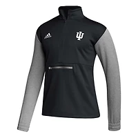 adidas Indiana Hoosiers Sideline AEROREADY Half-Zip Top