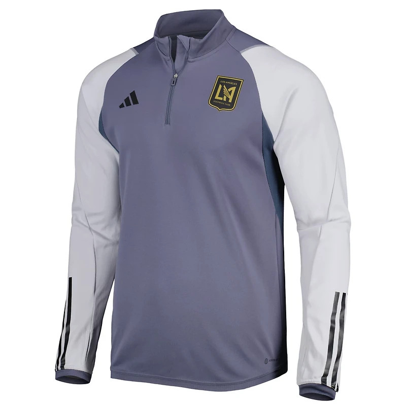 adidas LAFC 2023 On-Field AEROREADY Quarter-Zip Training Top