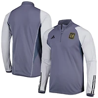 adidas LAFC 2023 On-Field AEROREADY Quarter-Zip Training Top