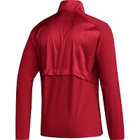 adidas Louisville Cardinals Sideline AEROREADY Raglan Sleeve Quarter-Zip Jacket