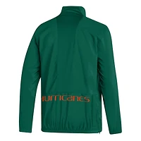 adidas Miami Hurricanes AEROREADY Half-Zip Jacket