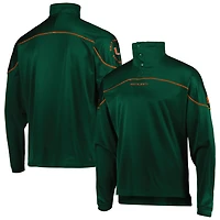 adidas Miami Hurricanes AEROREADY Knit Quarter-Snap Jacket