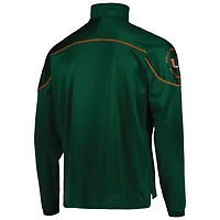 adidas Miami Hurricanes AEROREADY Knit Quarter-Snap Jacket
