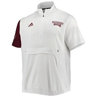 adidas Mississippi State Bulldogs M STM AEROREADY Half-Zip Jacket