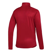 adidas Nebraska Huskers 2023 Sideline AEROREADY Half-Zip Top