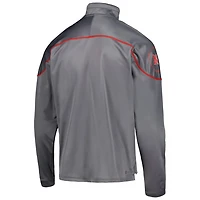 adidas Nebraska Huskers AEROREADY Knit Quarter-Snap Jacket