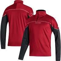 adidas Rutgers Knights AEROREADY Knit Quarter-Snap Jacket