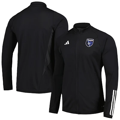 adidas San Jose Earthquakes 2023 On-Field AEROREADY Full-Zip Training Top