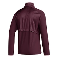 adidas Texas AM Aggies Sideline AEROREADY Raglan Sleeve Quarter-Zip Jacket