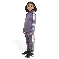 adidas Toddler Girls' Allover Glam Tricot Track Jacket and Pants Set
