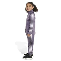 adidas Toddler Girls' Allover Glam Tricot Track Jacket and Pants Set