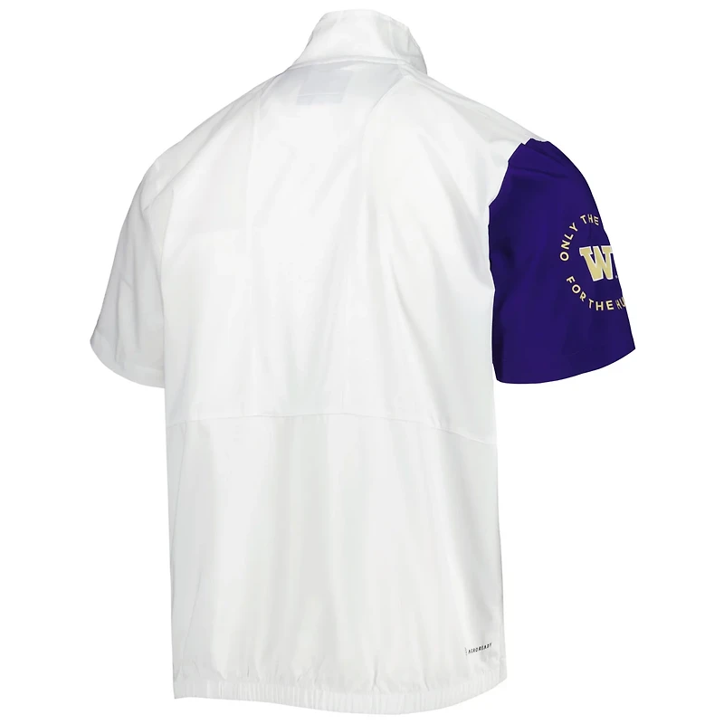 adidas Washington Huskies M STM AEROREADY Half-Zip Jacket