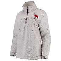 Alabama Crimson Tide Sherpa Super-Soft Quarter-Zip Pullover Jacket