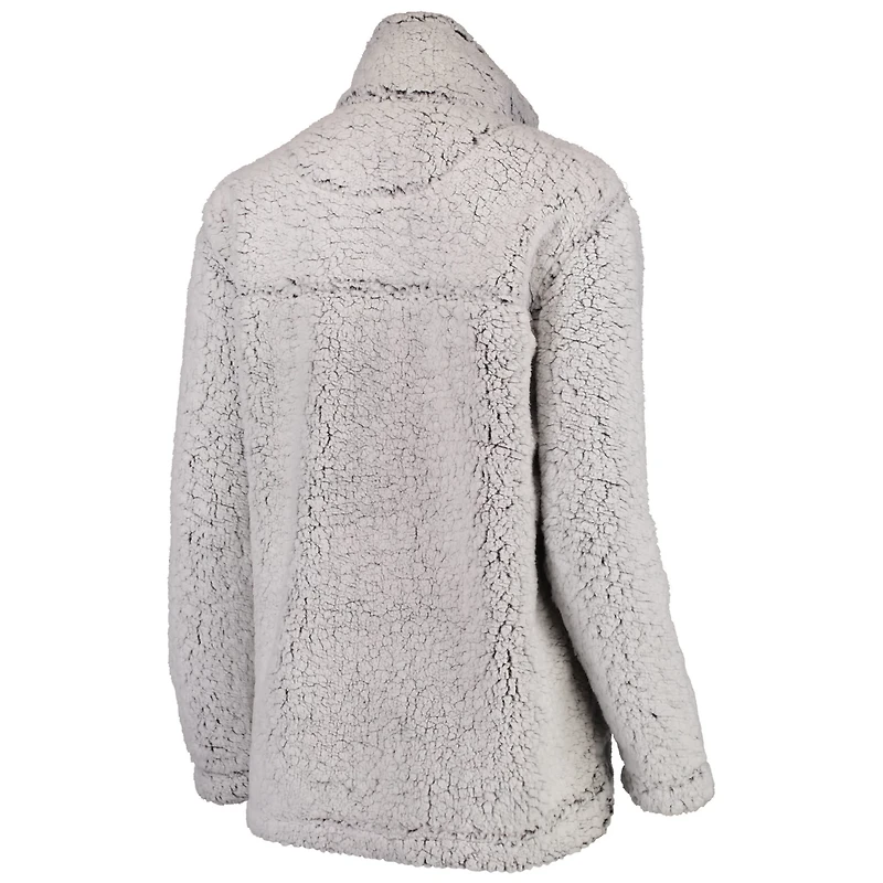 Alabama Crimson Tide Sherpa Super-Soft Quarter-Zip Pullover Jacket