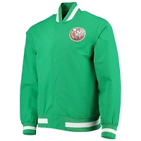 Boston Celtics Kelly Mitchell  Ness Hardwood Classics 75th Anniversary Authentic Warmup Full-Snap Jacket