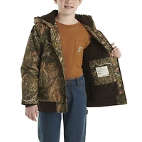 Carhartt Zip-Front Canvas Insulated Hooded Camo Jacket