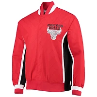 Chicago Bulls Mitchell  Ness Hardwood Classics 75th Anniversary Authentic Warmup Full-Snap Jacket