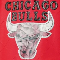 Chicago Bulls Mitchell  Ness Hardwood Classics 75th Anniversary Authentic Warmup Full-Snap Jacket