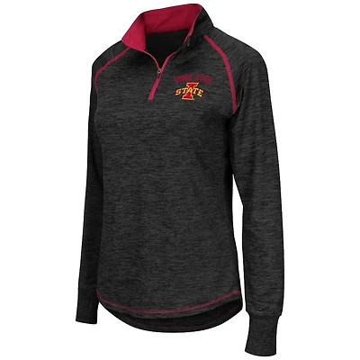 Colosseum Iowa State Cyclones Bikram Lightweight Fitted Quarter-Zip Long Sleeve Top