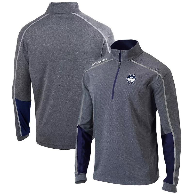 Columbia / UConn Huskies Omni-Wick Shotgun 20 Quarter-Zip Pullover Top