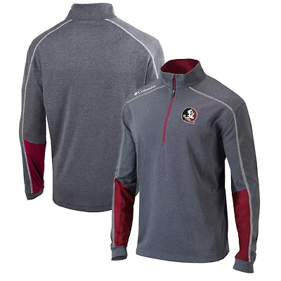 Columbia /Garnet Florida State Seminoles Omni-Wick Shotgun 20 Quarter-Zip Pullover Top