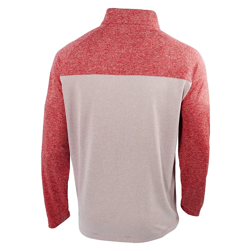 Columbia /Gray Georgia Bulldogs Omni-Wick Rockin' It Quarter-Zip Pullover Top