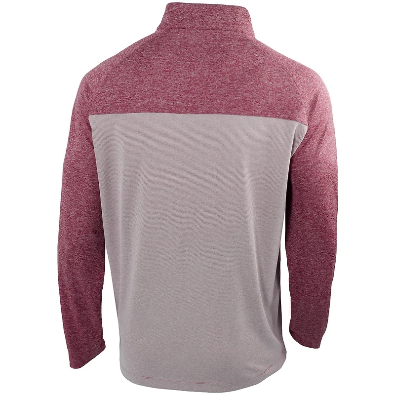 Columbia /Gray Indiana Hoosiers Omni-Wick Rockin' It Quarter-Zip Pullover Top