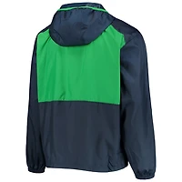 Columbia /Green Notre Dame Fighting Irish Flash Forward Hoodie Full-Zip Lightweight Windbreaker
