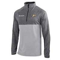 Columbia /Light Purdue Boilermakers Omni-Wick Rockin' It Quarter-Zip Pullover Top
