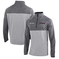 Columbia /Light UConn Huskies Omni-Wick Rockin' It Quarter-Zip Pullover Top