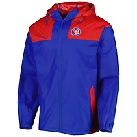 Columbia /Red Chicago Cubs Omni-Shade Flash Forward Challenger Full-Zip Windbreaker Jacket