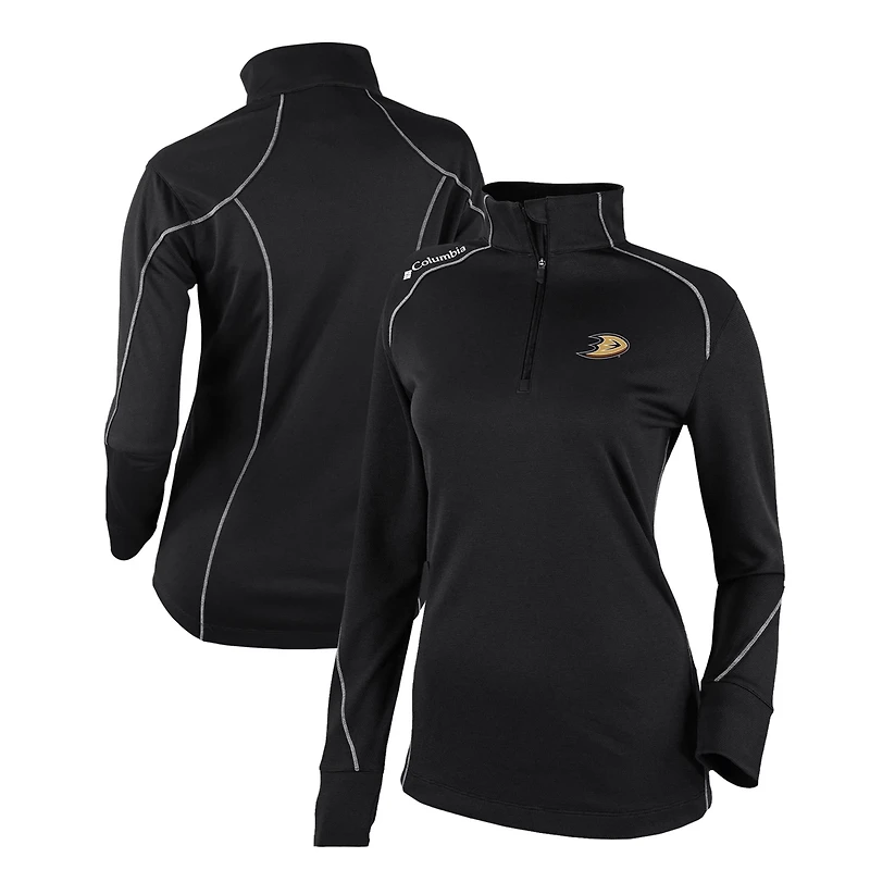 Columbia Anaheim Ducks Omni-Wick Shotgun 20 Quarter-Zip Pullover Top