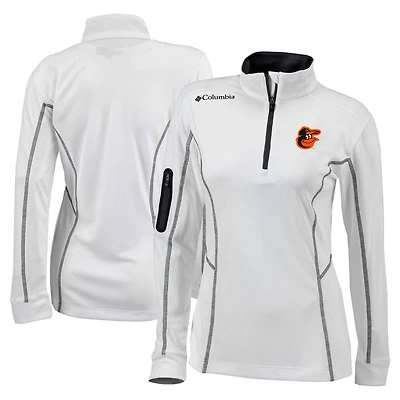 Columbia Baltimore Orioles Omni-Wick Shotgun Quarter-Zip Pullover Top