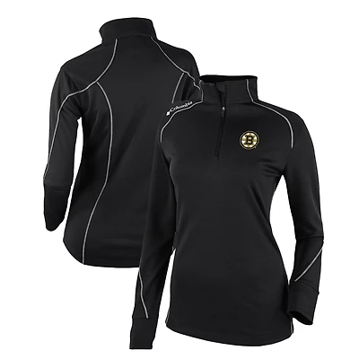 Columbia Boston Bruins Omni-Wick Shotgun 20 Quarter-Zip Pullover Top