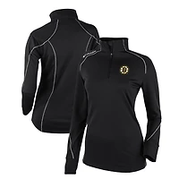Columbia Boston Bruins Omni-Wick Shotgun 20 Quarter-Zip Pullover Top