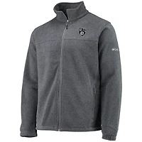 Columbia Brooklyn Nets Heathered Charcoal Flanker Full-Zip Jacket