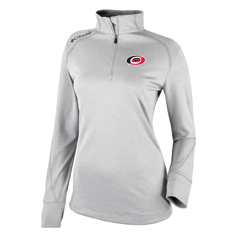 Columbia Carolina Hurricanes Omni-Wick Shotgun 20 Quarter-Zip Pullover Top