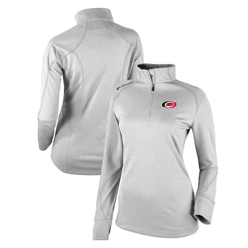 Columbia Carolina Hurricanes Omni-Wick Shotgun 20 Quarter-Zip Pullover Top