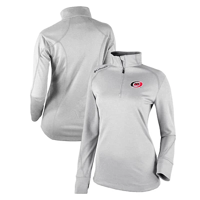 Columbia Carolina Hurricanes Omni-Wick Shotgun 20 Quarter-Zip Pullover Top