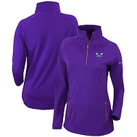Columbia Charlotte Hornets Omni-Wick Outward Nine Quarter-Zip Pullover Top