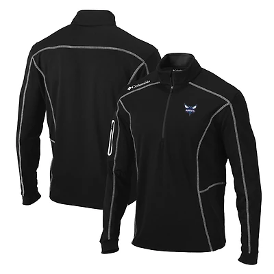Columbia Charlotte Hornets Team Shotgun Quarter-Zip Pullover Jacket