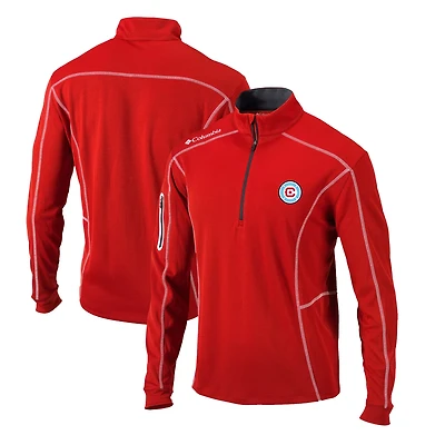 Columbia Chicago Fire Omni-Wick Shotgun Quarter-Zip Pullover Top