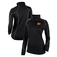 Columbia Chicago hawks Omni-Wick Shotgun 20 Quarter-Zip Pullover Top