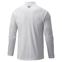 Columbia Chicago Sox Terminal Tackle Omni-Shade Raglan Quarter-Zip Pullover Top